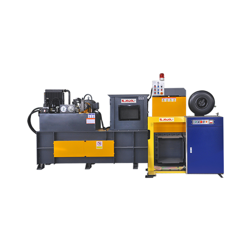 Baler Mampatan Automatik Sepenuhnya Mendatar Kecil (PP Strapping)